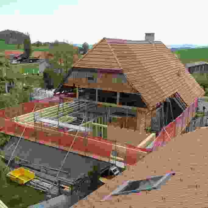 Baustellen Webcam Holzbau