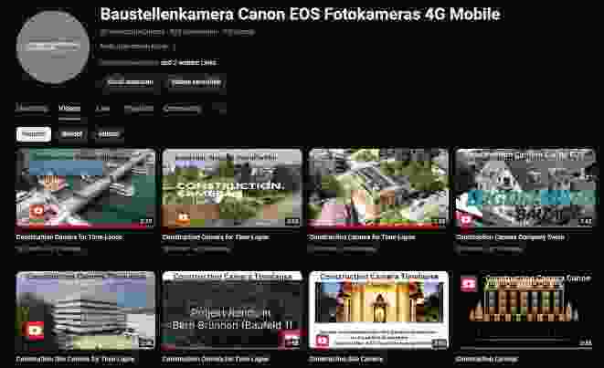 Construction Seite Timelapse Canel